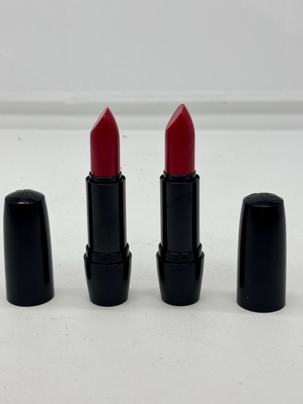 Lot of 2 - Lancome Color Design Red Stiletto cream lipsticks